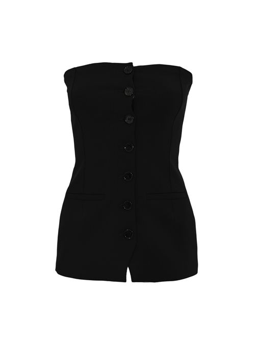 Top bustier in crêpe con bottoni Patrizia Pepe | 8C0840 A6F5K103